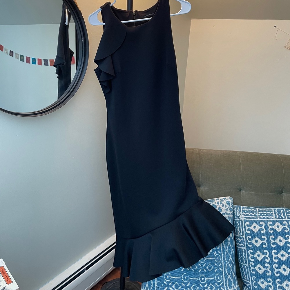 Banana Republic Black Formal MIDI dress